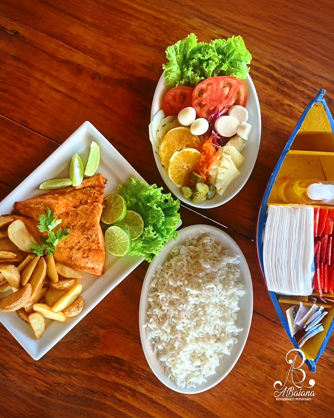 Uma mesa cheia de sabor